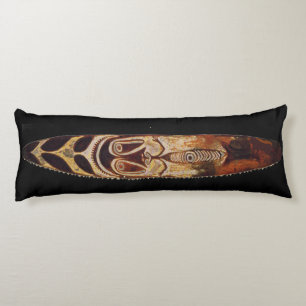 Coussins Longs Oreiller corporel des Boucliers tribaux maoris