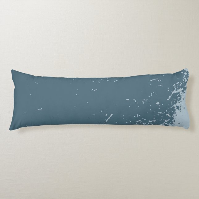 Coussins Longs Oreiller corporel en polyester brossé grunge sale (Devant)