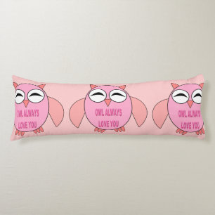 Coussins Longs Oreiller corps de corps de chou de message d'amour