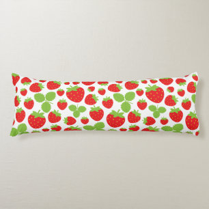 Coussins Longs Oreiller corps de fraises