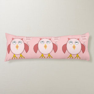 Coussins Longs Oreiller corps de la chouette de la petite fille r