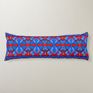 Coussins Longs Oreiller Corps Design Numérique Coloré 3D Vibrant