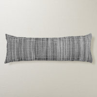 Oreiller corps en tissu gris Faux