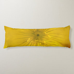 Coussins Longs Oreiller Corps Fleur Bokee Jaune