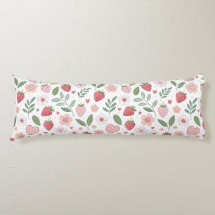 Coussins Longs Oreiller corps Motif mignon fraise