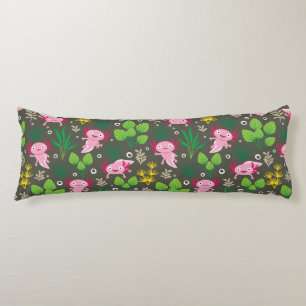 Coussins Longs Oreiller de corps Axolotl