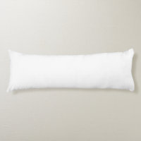 Oreiller de corps blanc 20 po x 54 po
