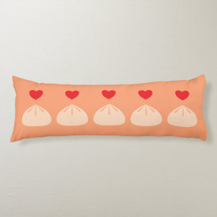 Coussins Longs Oreiller de corps Cantaloupe Amour Dumpling