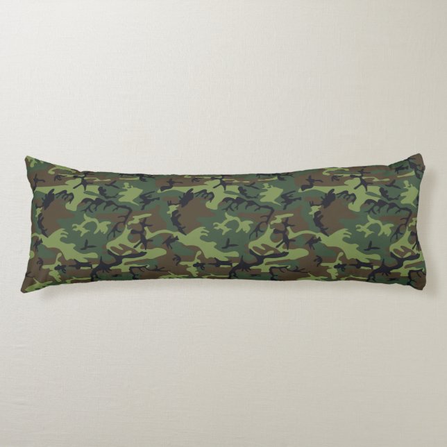 Coussins Longs Oreiller de corps confortable motif militaire camo (Devant)