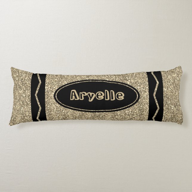 Coussins Longs Oreiller de corps Crayon pour Parties scintillant  (Devant)