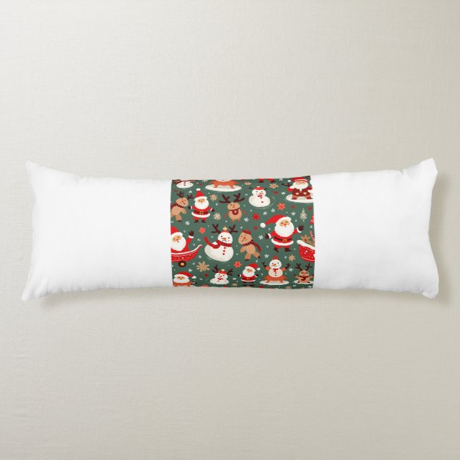 Coussins Longs Oreiller de corps de Noël (Devant)