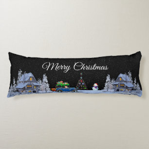 Coussins Longs Oreiller de corps Joyeux Noël Oreiller de corps
