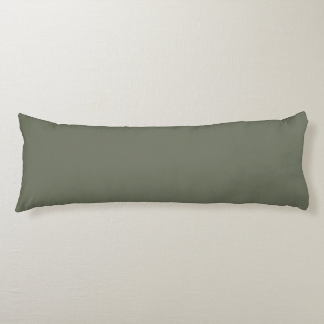 Coussins Longs Oreiller de corps vert mousse personnalisable (Devant)