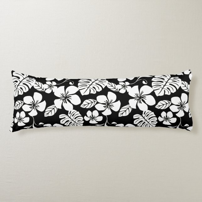 Coussins Longs Oreiller du corps de BIKINI ROSE (NOIR/BLANC) (Devant)