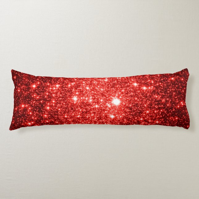 Coussins Longs Oreiller du corps Étoiles rouges (Devant)