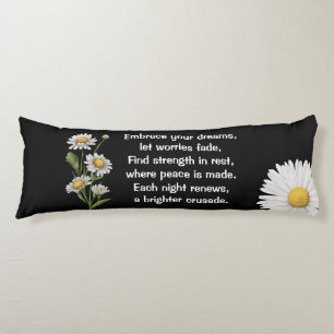 Coussins Longs Oreiller du corps noir