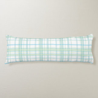 Coussins Longs Oreiller du corps Summertide Tartan pois doux 1