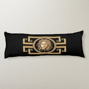 Coussins Longs Oreiller Medusa Gold de luxe