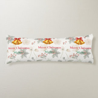 Coussins Longs Oreiller personnalisé Joyeux Noël corps long