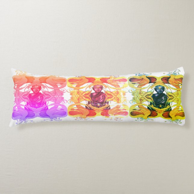 Coussins Longs Oreiller Phoenix Quiet mind Body (Devant)