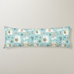 Coussins Longs Oreiller pour corps Motif Llama