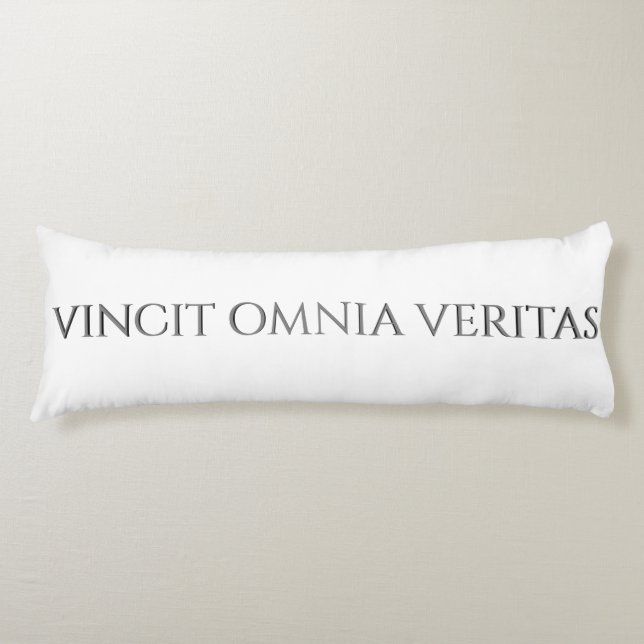 COUSSINS LONGS OREILLER VINCIT OMNIA VERITAS (Devant)
