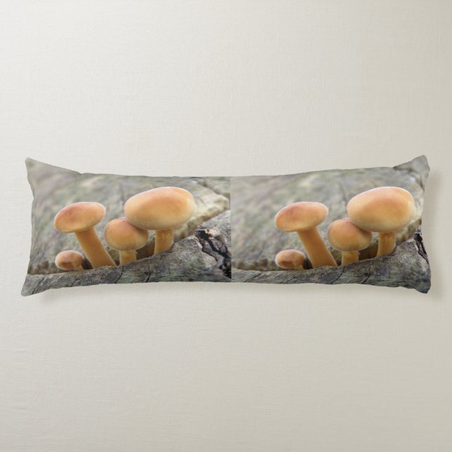 Coussins Longs Oreillers Corps de Tronc d'Arbre avec Champignons (Devant)