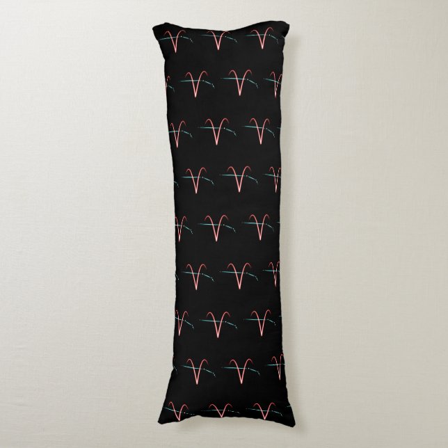Coussins Longs Oreillers corps Zodiac Constellation (Devant (Vertical))