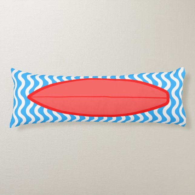 Coussins Longs Oreillers de surf pour le corps de surf (Devant)