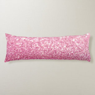 Coussins Longs Oreillers pour corps de Parties scintillant rose p