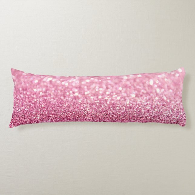Coussins Longs Oreillers pour corps de Parties scintillant rose p (Devant)
