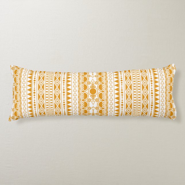 Coussins Longs Ornement Bohème 30122020 Orange (Devant)