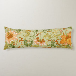 Coussins Longs Ornement Chinois Vintage Fleurs Jones