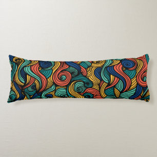 Coussins Longs Paisley haché