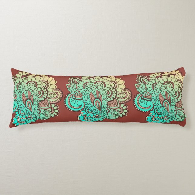 Coussins Longs Paisley Ornaments I + votre backgr. & idées (Devant)