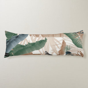 Coussins Longs Palm Banana Feuilles Bliss (Couleurs D'Automne) 1