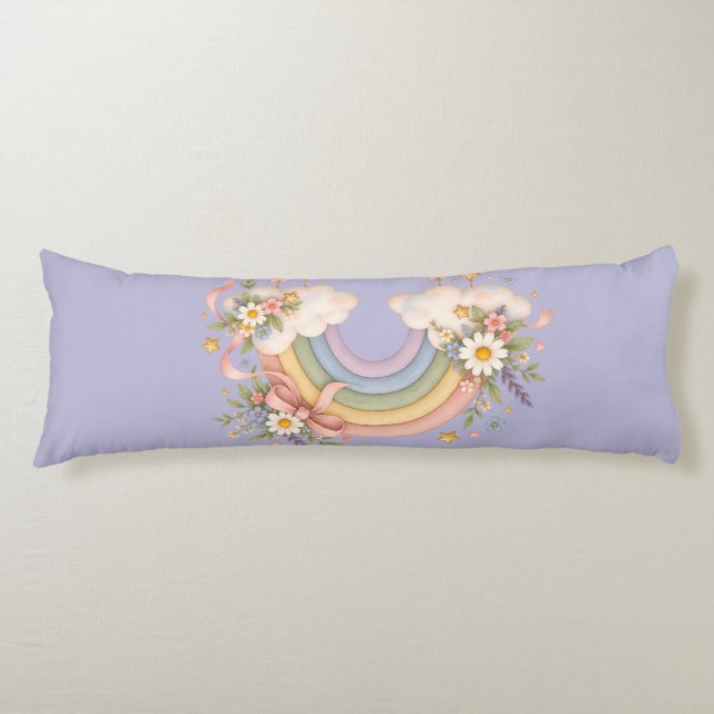 Coussins Longs Papeterie Arc-en-ciel Pastel (Devant)