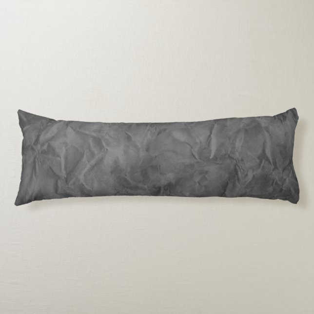 Coussins Longs PAPIER Arrière - plan TEXTURE - gris sale (Devant)