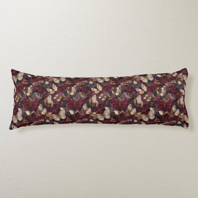 Coussins Longs Papier Camo Fleur Intérieur Design Classique Déco (Devant)