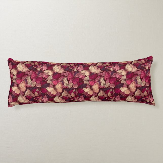 Coussins Longs Papier Camo Nature Décoration Intérieure Moderne D (Dos)