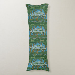 Coussins Longs Papier peint vintage arbre de mai de Walter Crane