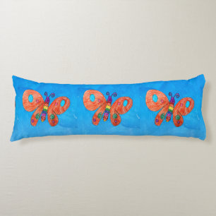 Coussins Longs Papillon Art par Enfants