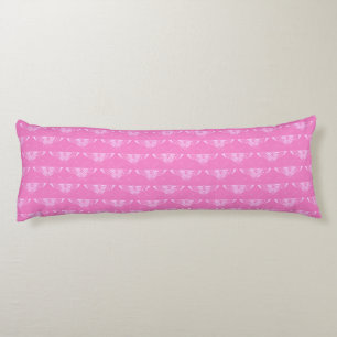 Coussins Longs Papillon Deco stylisé - rose orchidée