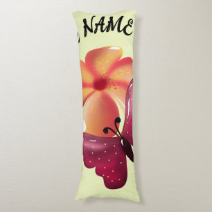 Coussins Longs Papillon floral personnalisé et sur mesure 