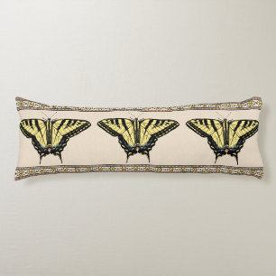 Coussins Longs Papillon Southwestern jaune Swallowtail