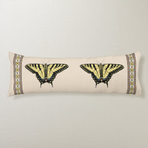 Coussins Longs Papillon Southwestern jaune Swallowtail