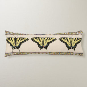 Coussins Longs Papillon Swallowtail Jaune du Sud-Ouest