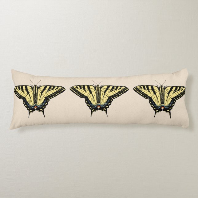 Coussins Longs Papillon Swallowtail Jaune du Sud-Ouest   (Devant)
