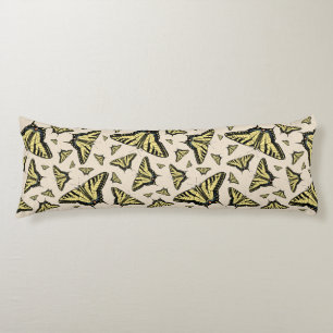 Coussins Longs Papillons à queue jaune du sud-ouest partout