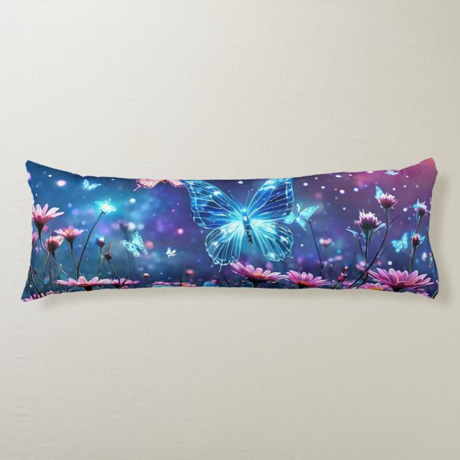 Coussins Longs Paradis papillon (Devant)